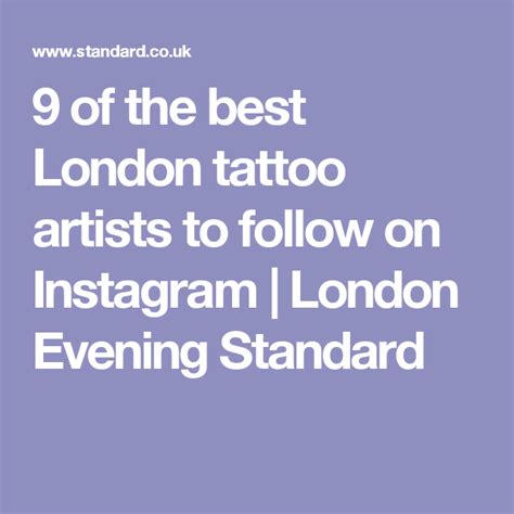 18 of the best London tattoo artists to follow on Instagram